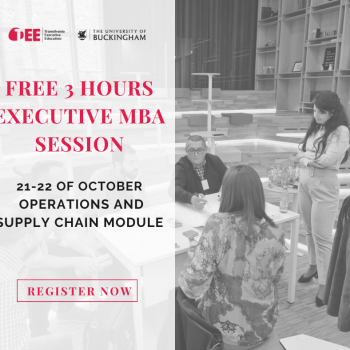 Operations and Supply Chain Management - 3 hours free sessions